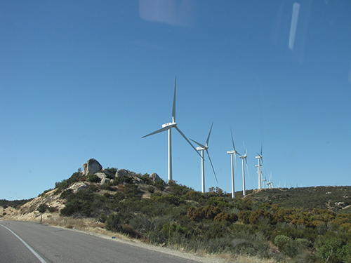 Wind turbines in Southern California Photo credit: Abt Global . 