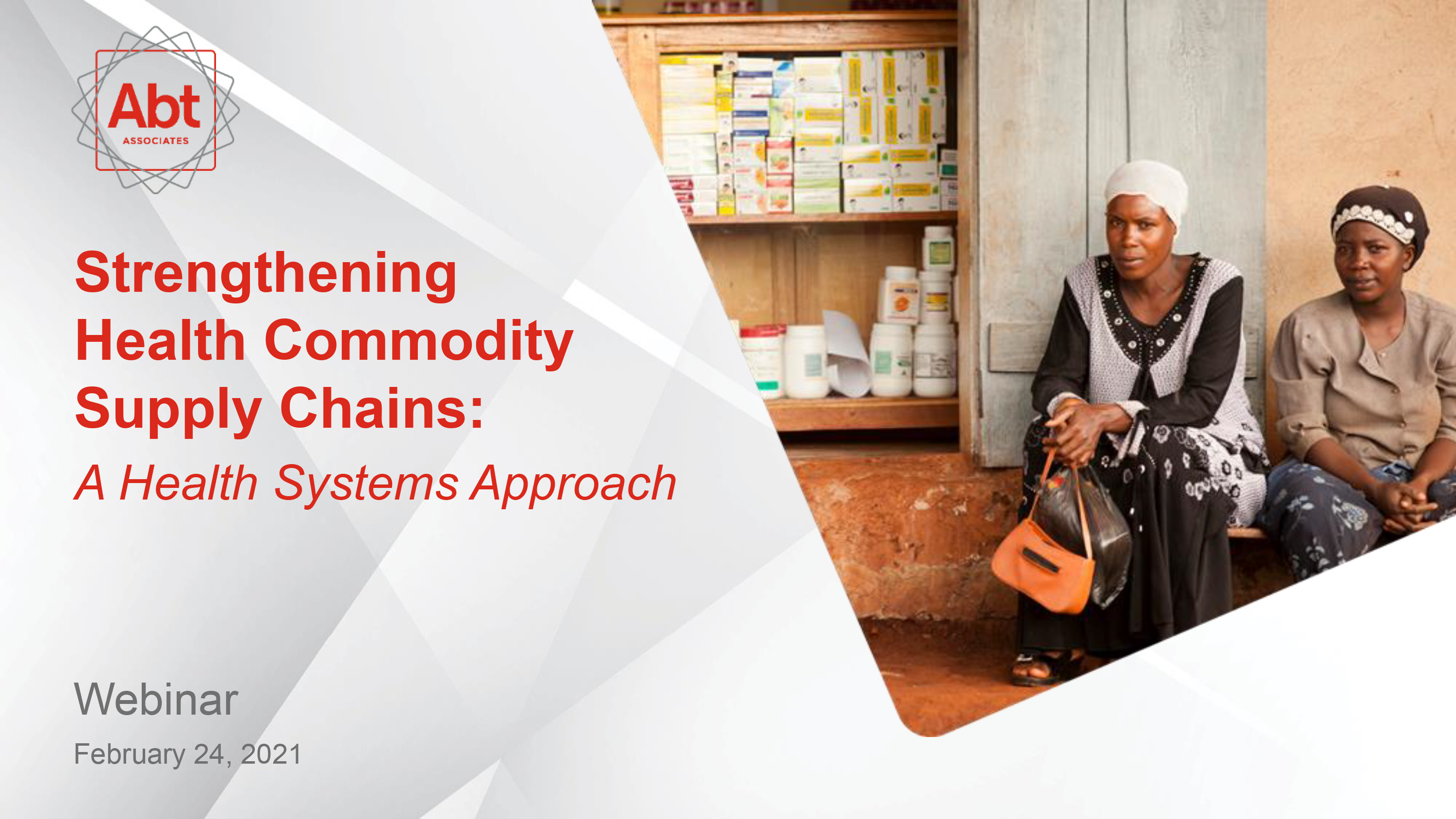 strengthening health commodity supply chains