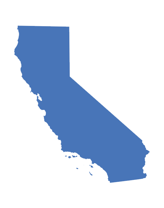 map of california