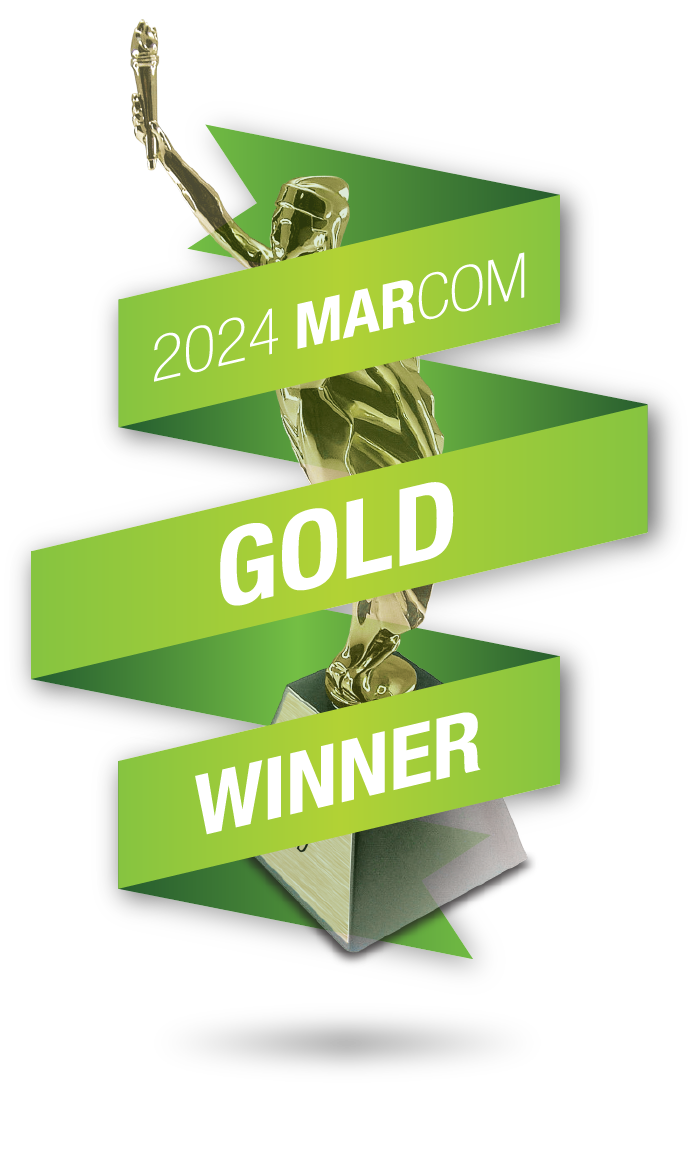 2024 marcom gold winner logo