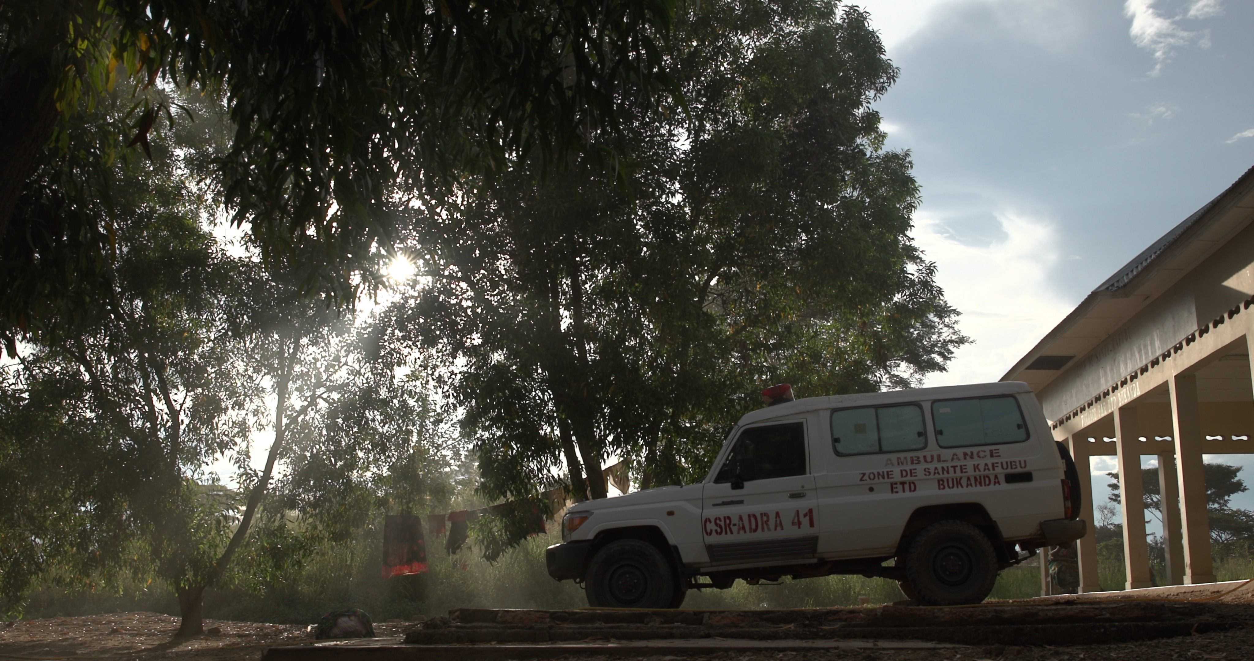 SUV driving in the DRC