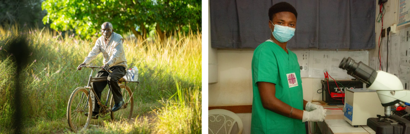 portrait of women and children in the DRC