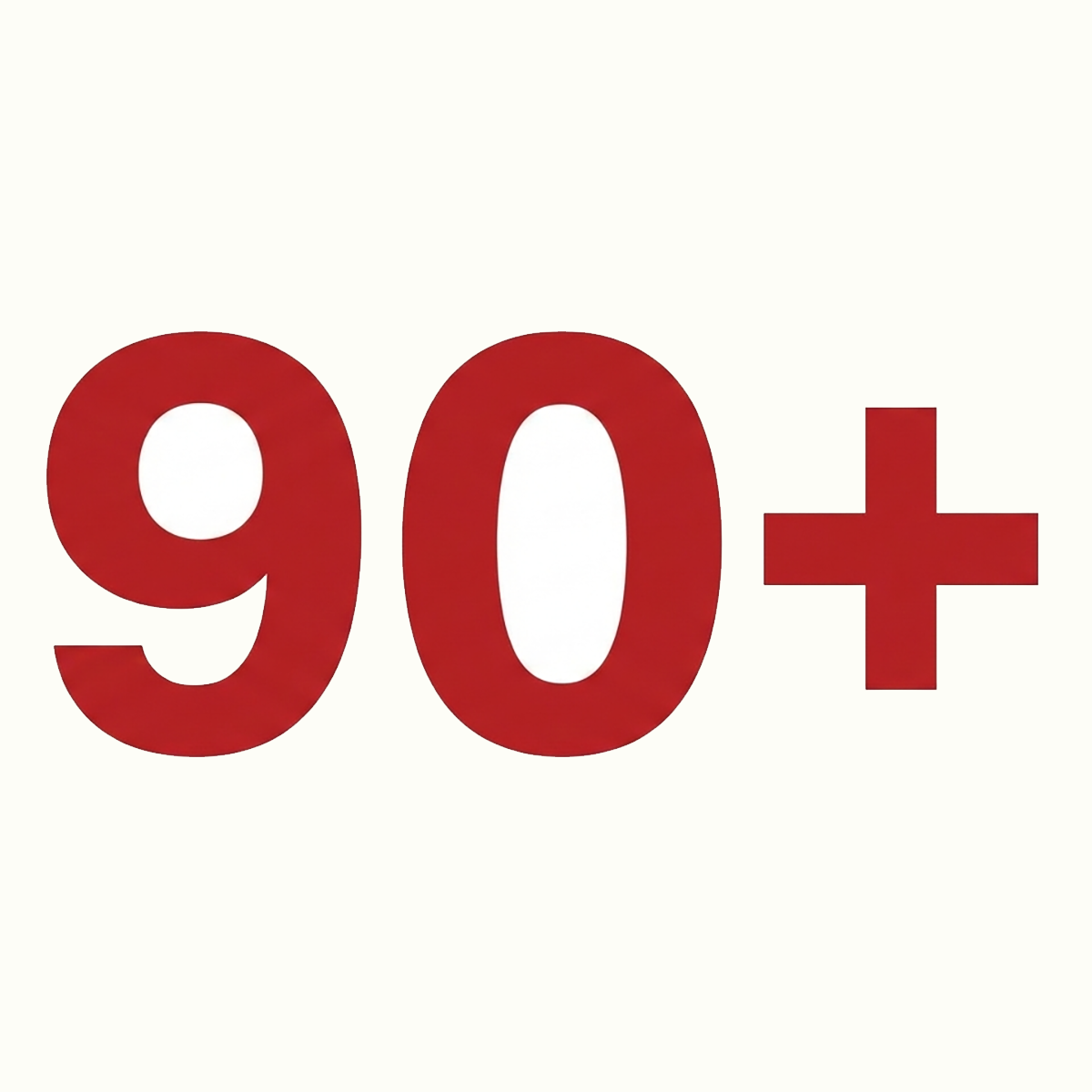 90 plus