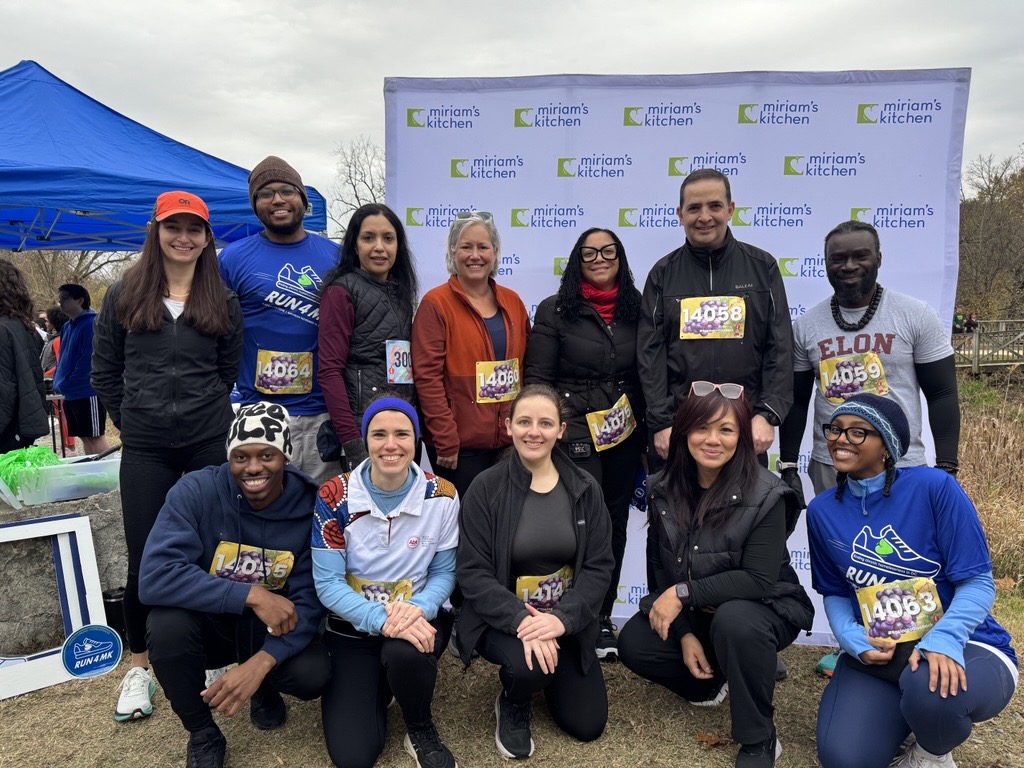 abt staff posing together at Miriam's Kitchen 5K event