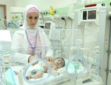 South Shouneh Hospital’s state-of-the-art newborn intensive care unit. The hospital is one of a number in Jordan to receive upgrades of their obstetric, neonatal, and emergency departments through the Abt Global-led, USAID-funded Health System Strengthening II project.