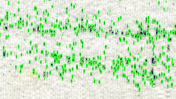 Figure 3. Using OpenCV.js to identify and isolate mosquito egg cluster areas-of-interest.