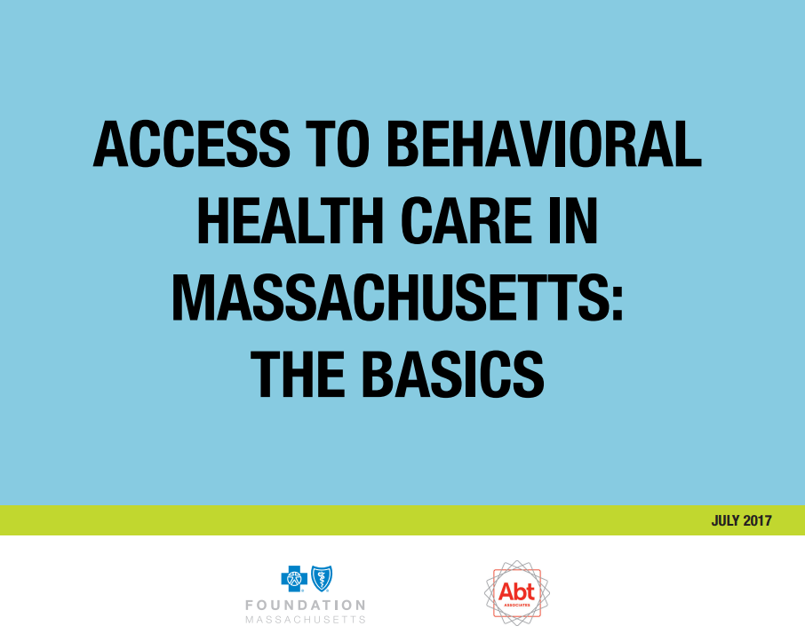 Access to Behavioral Health Care in MA: The Basics