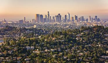 view across Los Angeles