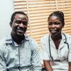 Guinean doctor and nurse