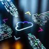 circuit board with a cloud icon over it