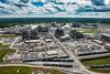 Aerial view of a chemical manufacturing plant just outside of New Orleans, Louisiana